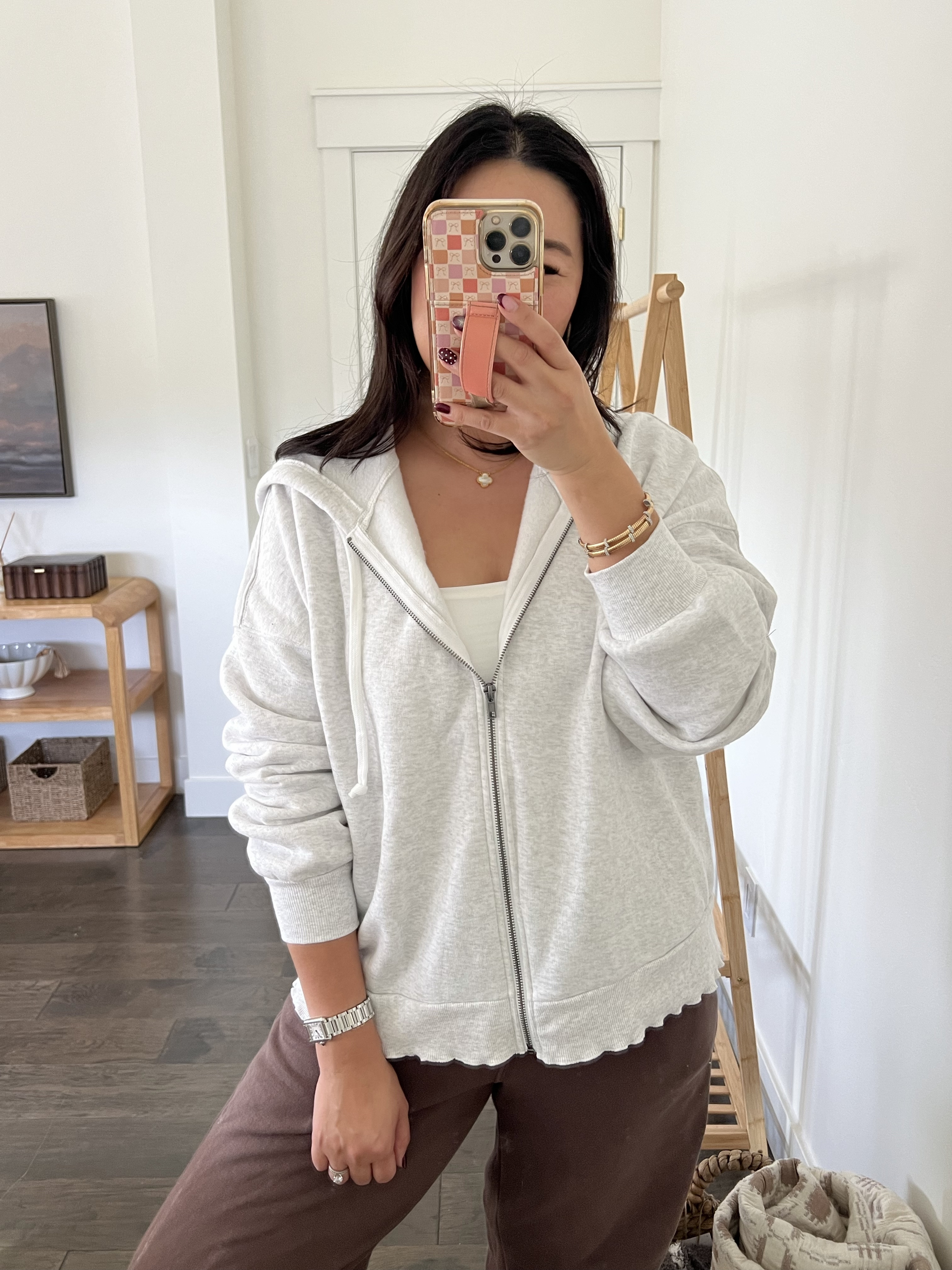 Target Hoodie: Medium 
Barrel Sweatpants: Small 