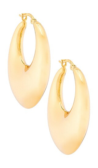 Goldmine Hoop in Gold | Revolve Clothing (Global)