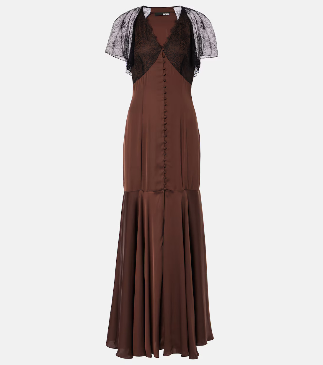 Abito lungo con pizzo | Mytheresa (IT)