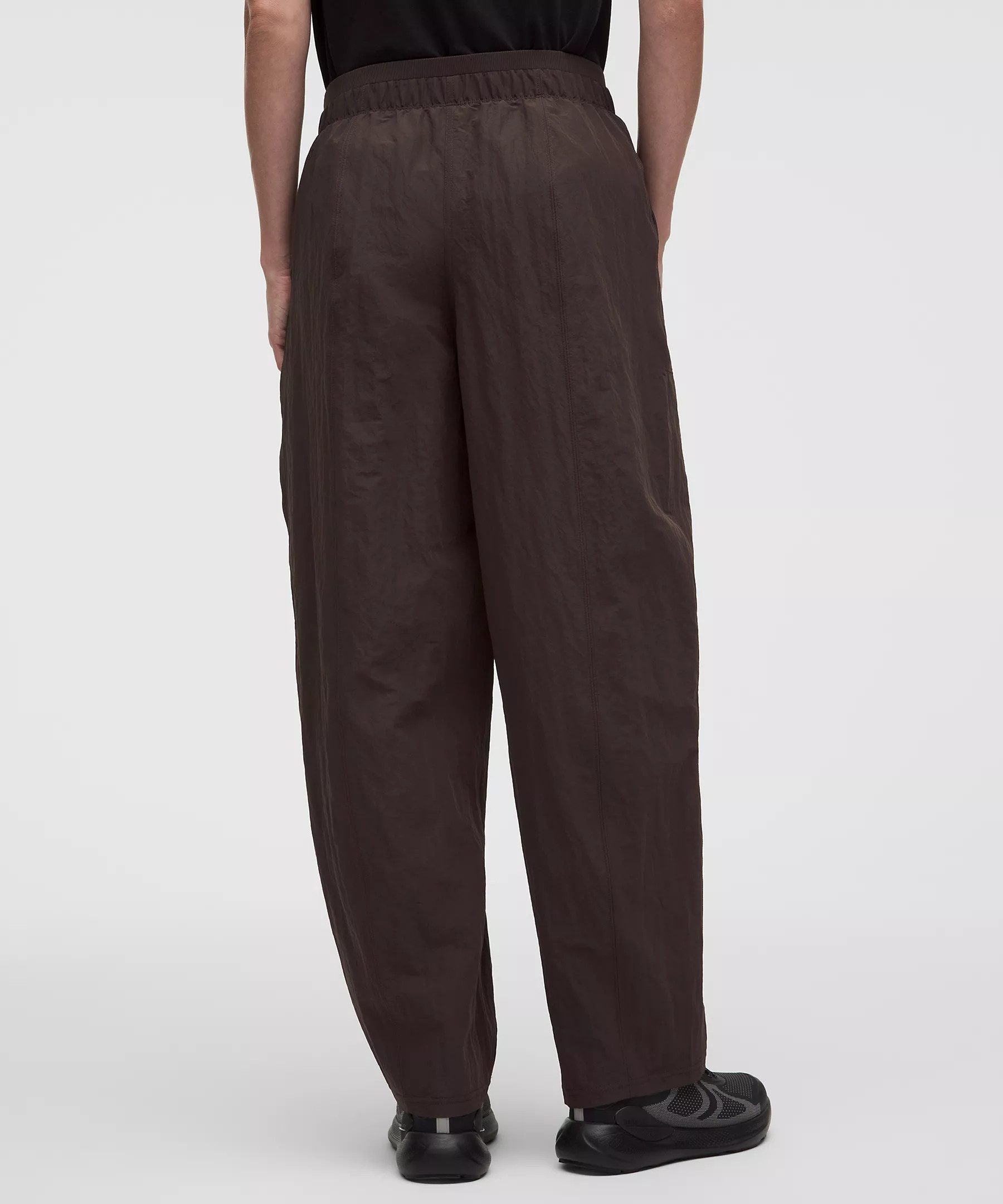Crinkle Nylon Mid-Rise Barrel-Leg Pant | Lululemon (US)