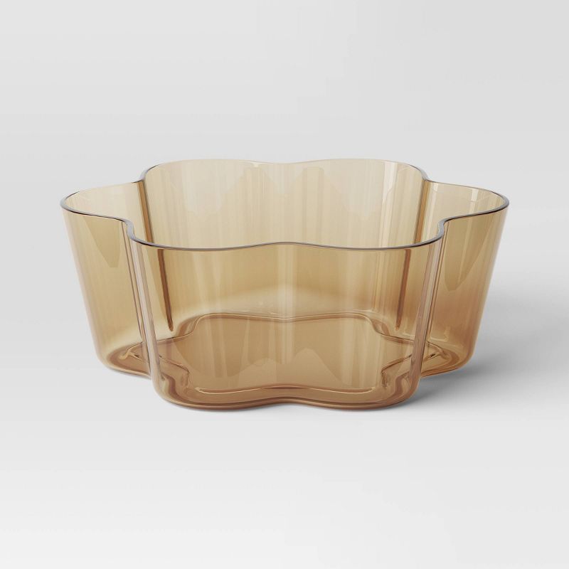 Shaped Glass Bowl Yellow - Threshold™ | Target