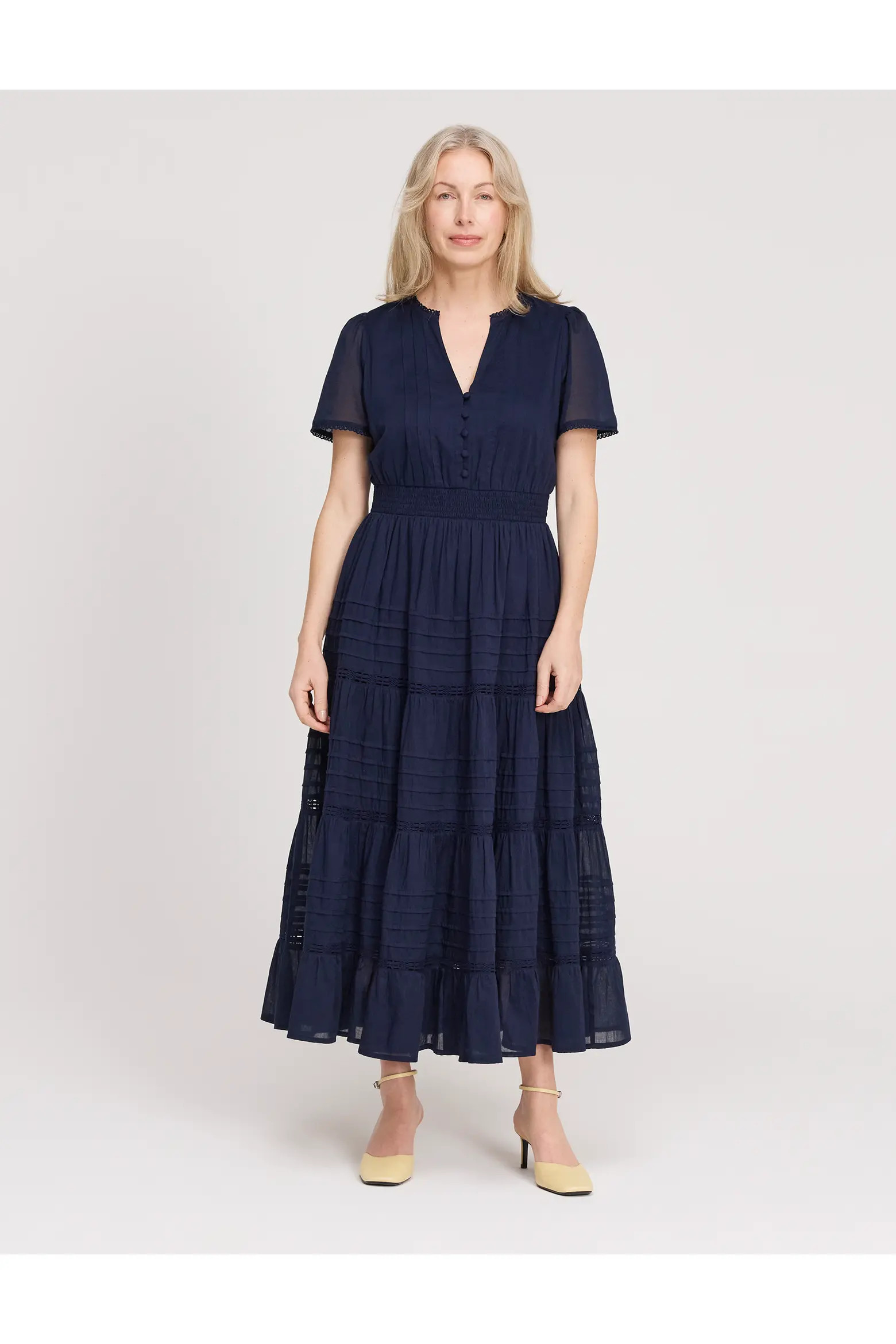 Juniper Short Sleeve Cotton Midi Dress (Women) | Nordstrom | Nordstrom