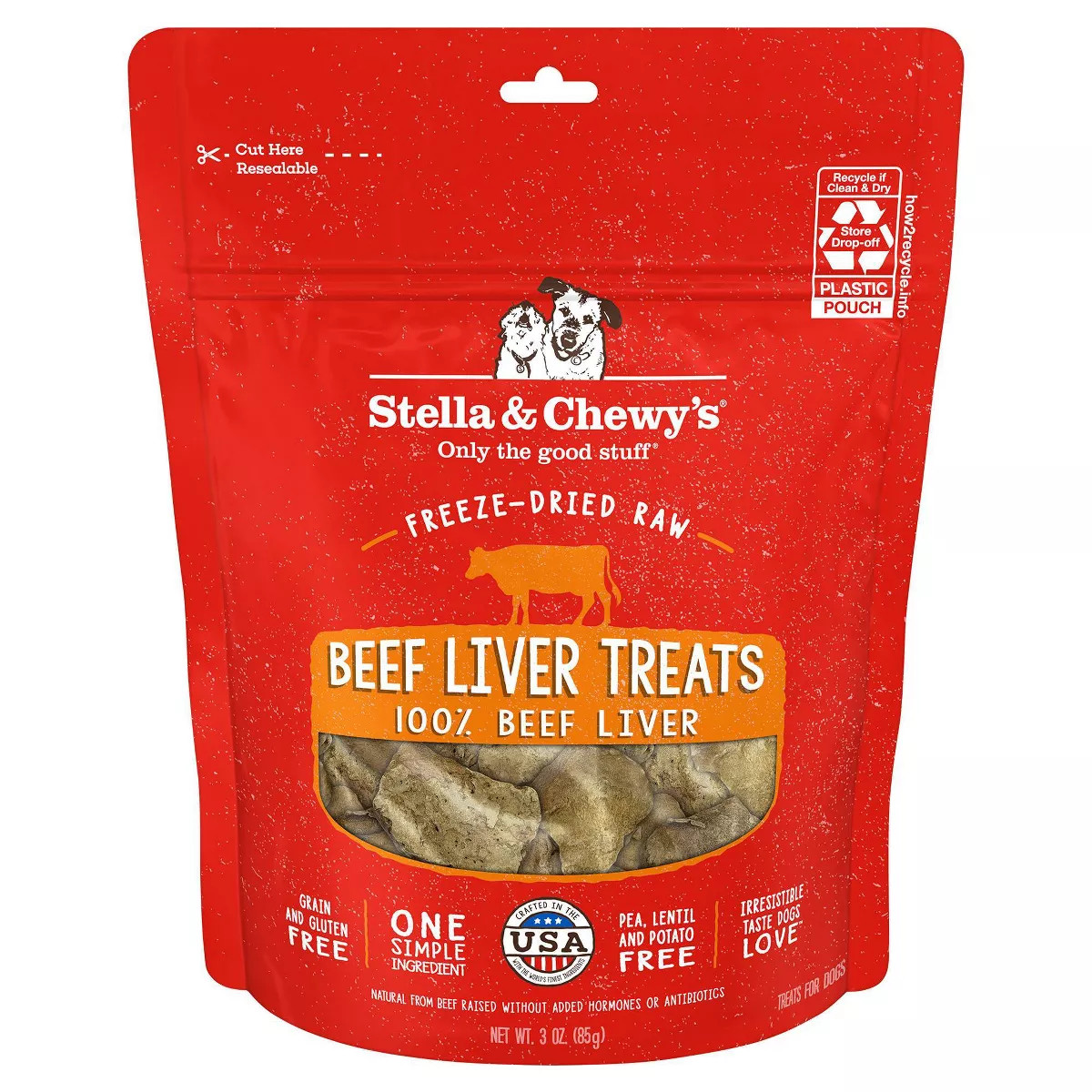 Stella & Chewy's Beef Flavor Chewy Dog Treats - 3oz | Target