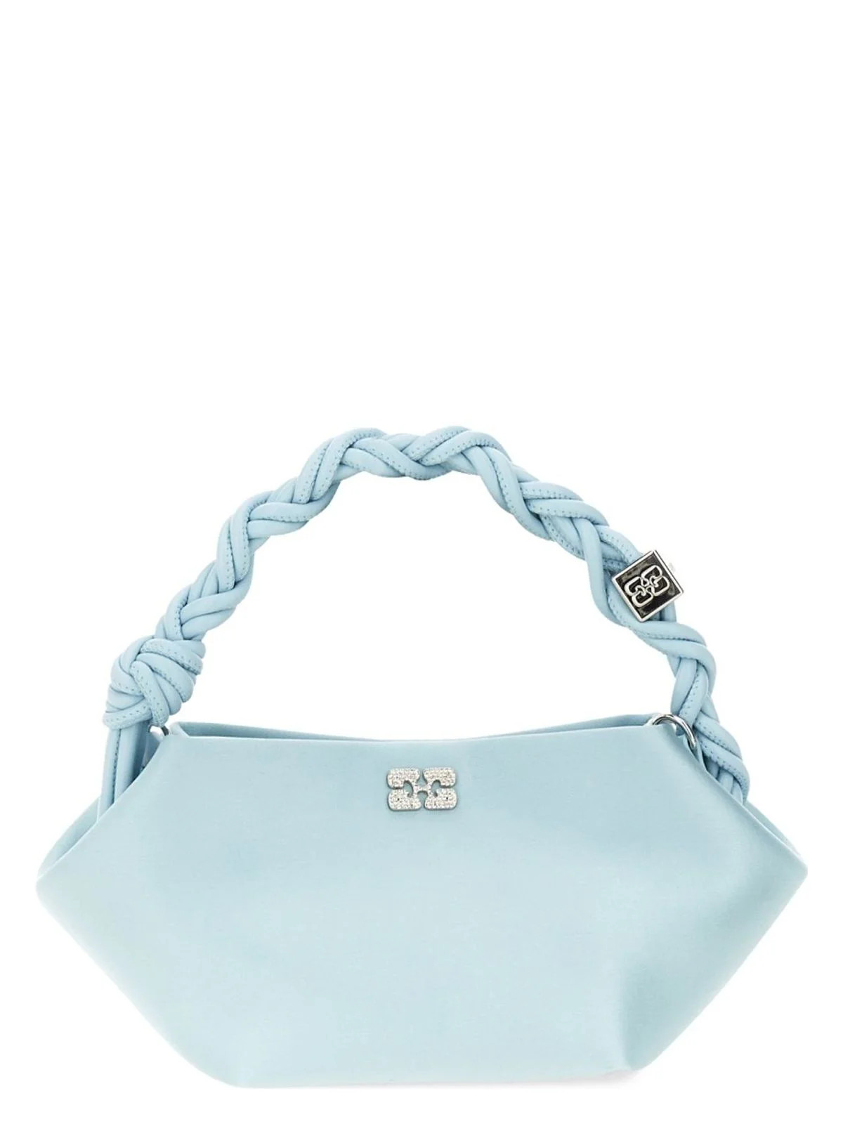 Ganni Women's Mini Bou Bag in Baby Blue | Size UNI | A6339 | LOZURI