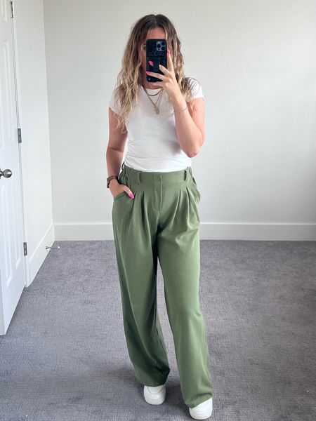 My church outfit from Sunday! 

Casual outfit ideas  / church outfit / Halara pants / green pants / comfy outfit / cute outfit idea

#LTKShoeCrush #LTKWorkwear #LTKStyleTip