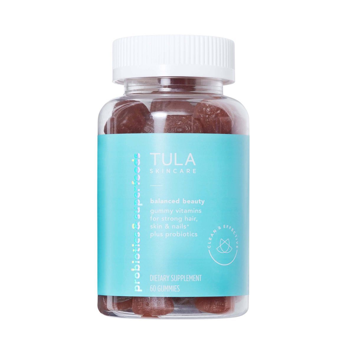 TULA SKINCARE Balanced Beauty Gummy Vitamins Plus Probiotic - 60ct - Ulta Beauty | Target