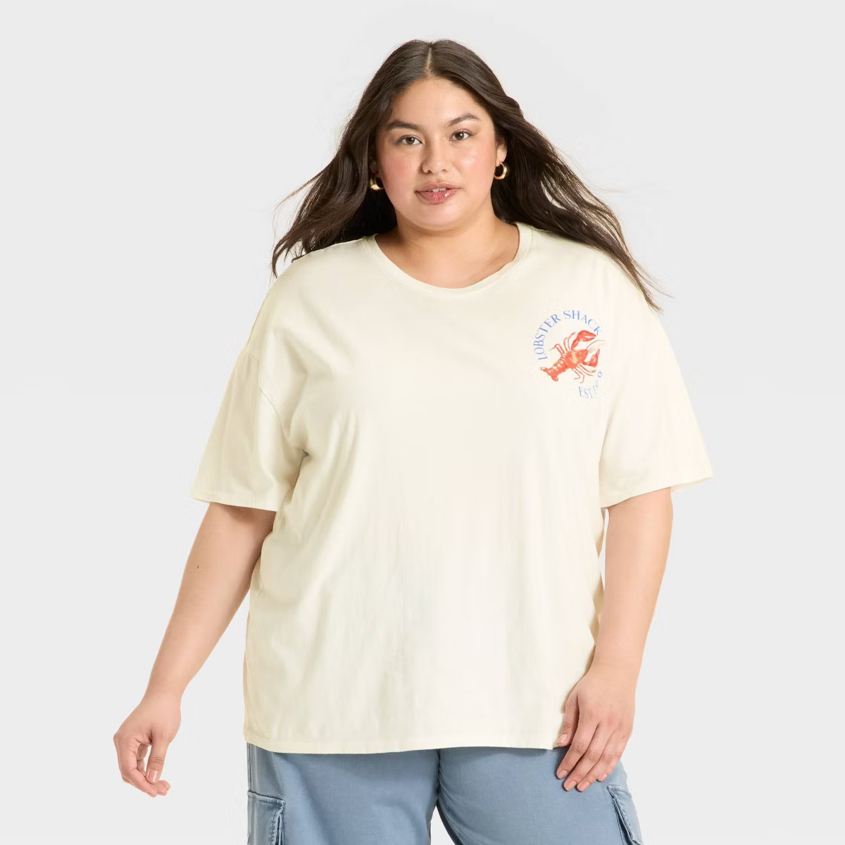 Women's Short Sleeve Round Neck Oversized Graphic T-Shirt - Wild Fable™ | Target