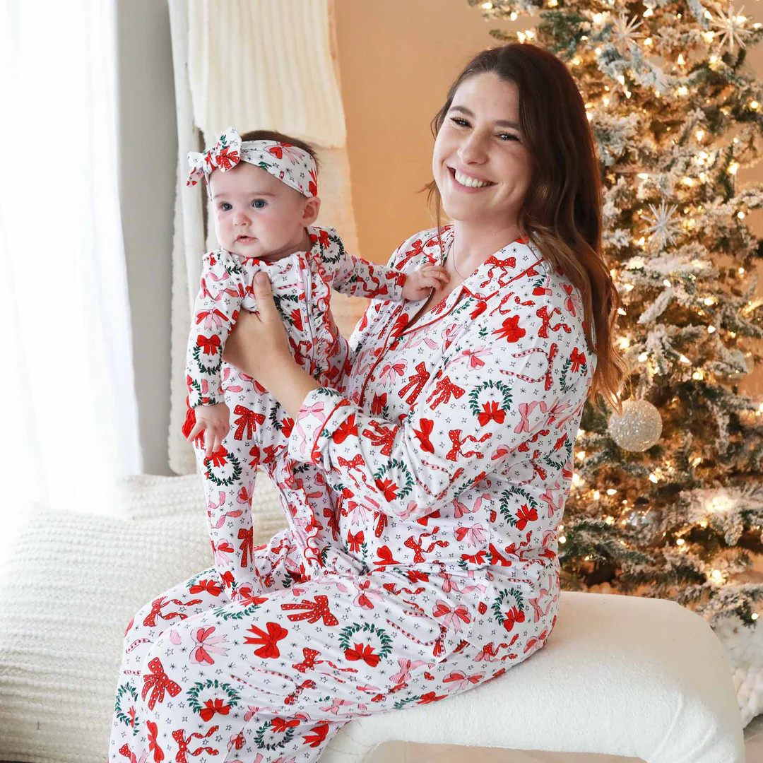Wrapped In A Bow Women's Two Piece Pajama Set* | Caden Lane