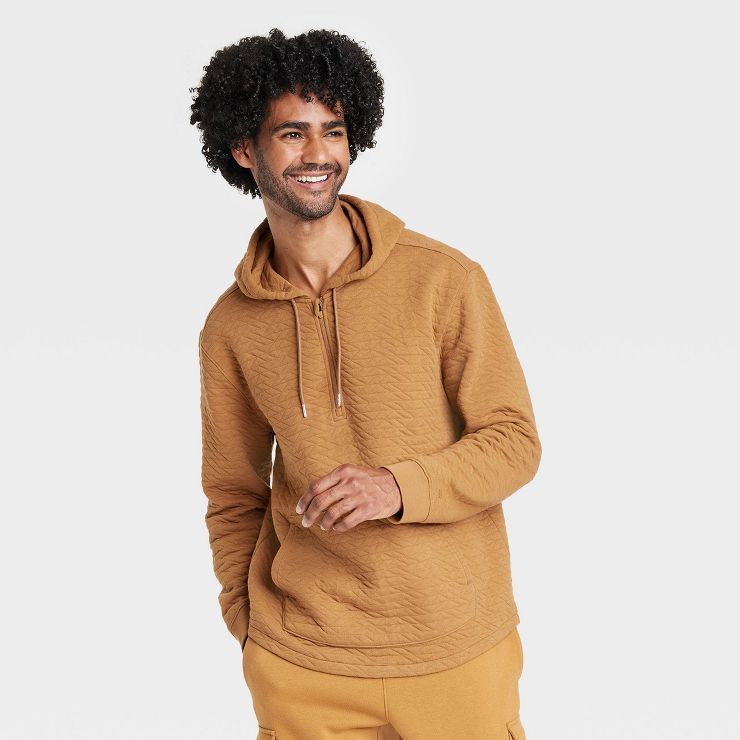 Men's Quilted Fleece Sweatshirt - All in Motion™ | Target