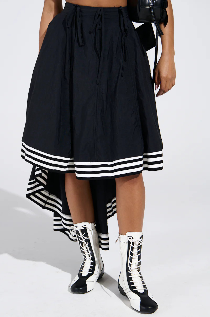 TIME IS UP MIDI SKIRT | AKIRA