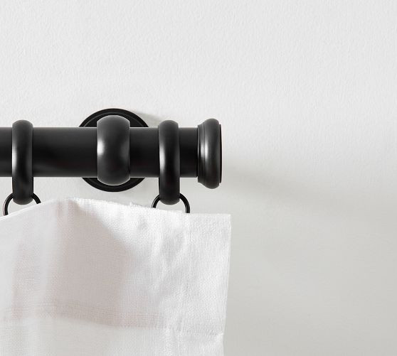 Somorset Round End Cap Finial - Set of 2 | Pottery Barn (US)