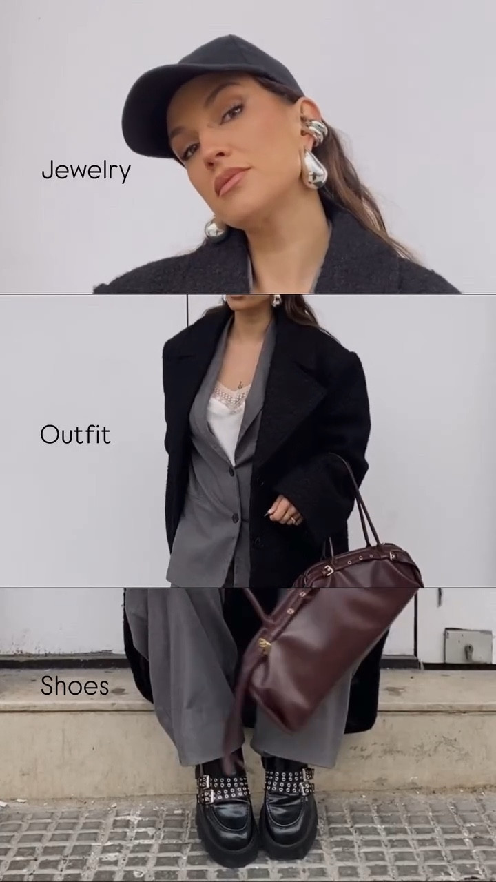 Yes or no for this look ? 🩶🖤🤍

#outfitinspo #outfitreel #streetstyleinspiration #elevatedcasual #stylebloggers