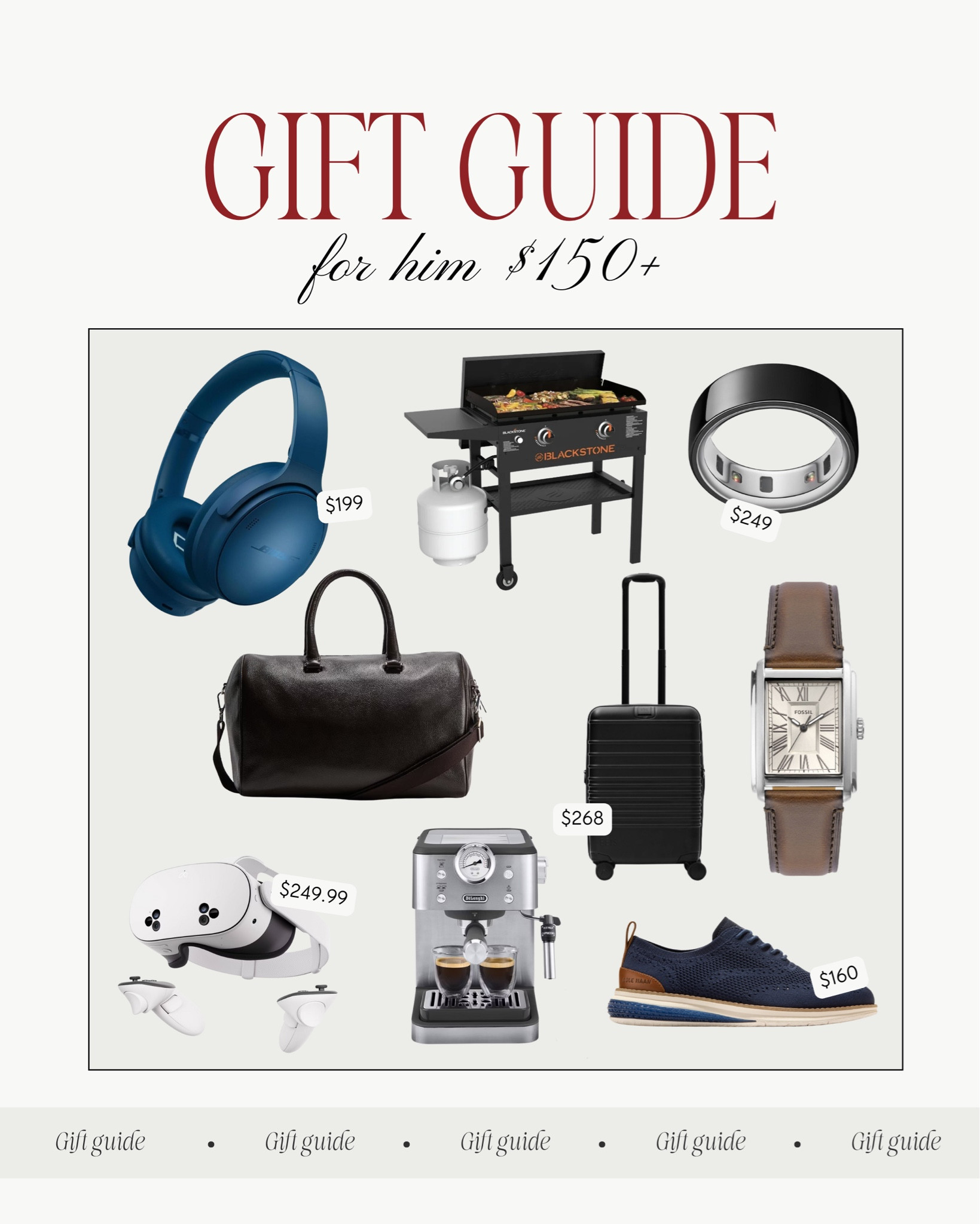 Gift // gift guide // gifts for him // husband // dad // father // son // father in law // brother // tech // travel // grill // outdoor // diy // men // men’s 

#LTKHoliday #LTKCyberWeek #LTKGiftGuide