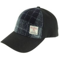Harris Tweed & Cotton Baseball Cap - Gray/Black Plaid | Etsy (US)