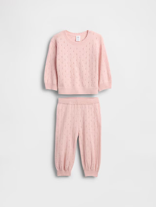 Baby CashSoft Pointelle Outfit Set | Gap (US)