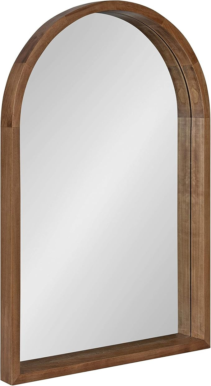 Kate and Laurel Hutton Rustic Arch Mirror, 20 x 30, Natural Rustic, Farmhouse Accent Mirror for W... | Amazon (US)