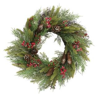 26" Icy Cedar Wreath by Ashland® | Michaels | Michaels Stores
