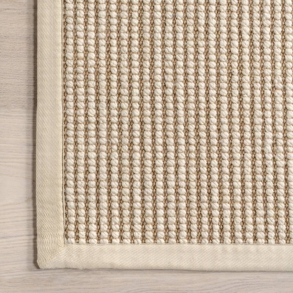 Ivory Patricia Jute and Wool  8' x 10' Area Rug | Rugs USA