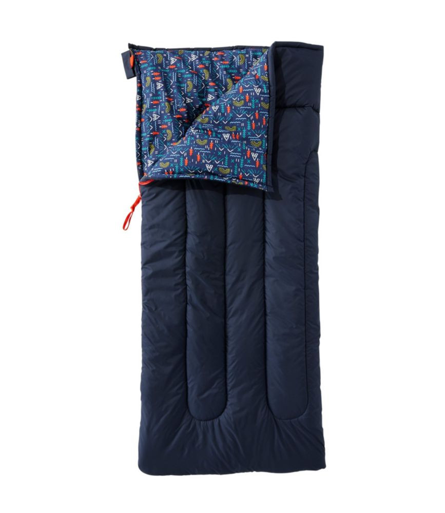 Kids' L.L.Bean Cotton-Blend Camp Sleeping Bag, 40° | L.L. Bean