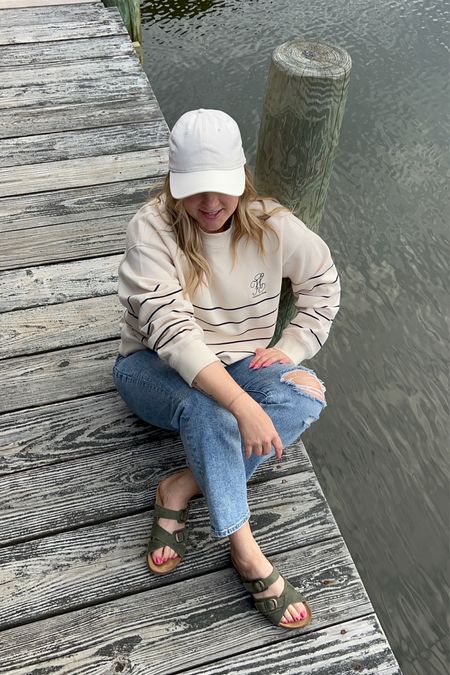 Cozy lake outfit with my new favorite HM sweater and Stegmann sandals 

#LTKfindsunder100 #LTKshoecrush #LTKtravel
