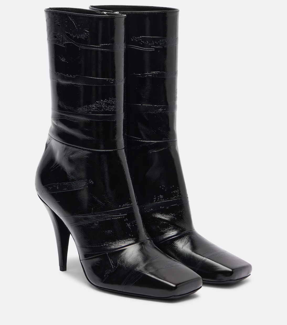 Sliced Square 95 leather ankle boots | Mytheresa (INTL)