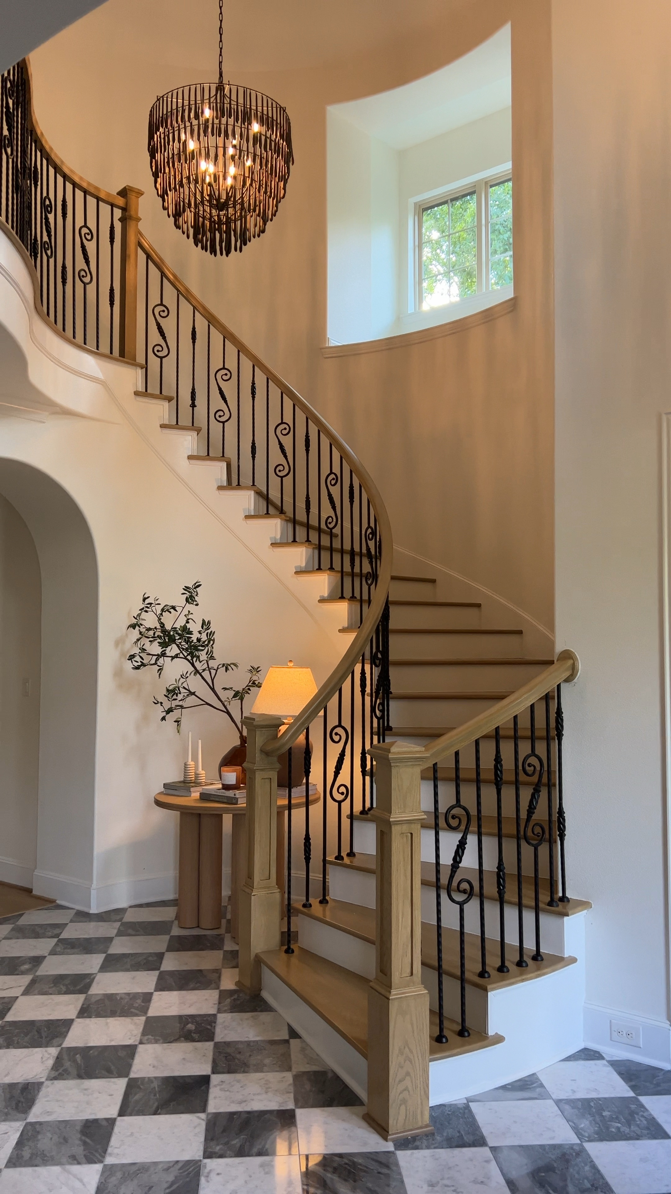 Our two entry way chandeliers 

#LTKMostLoved #LTKfamily #LTKhome