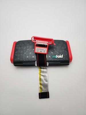 MIFOLD Grab and Go portable Compact Car Booster Seat - Grey and Red | eBay US