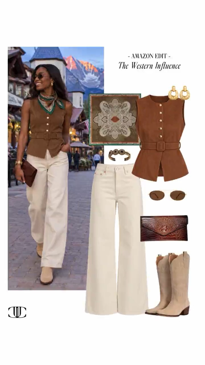 🤠 A little Western influence goes a long way.

In Amazon Edit: The Western Influence, I’m sharing chic fall looks with suede, rich leather, easy denim, statement belts, textured knits, and just the right touch of cowboy-inspired style.

The goal is Western without feeling like a costume—polished, wearable, and easy to mix into what you already own. Tap to shop the full edit and add a little Western edge to your fall wardrobe. 🤎✨

#LTKStyle #AmazonFashion #WesternStyle #FallFashion #WesternInfluence #AmazonFinds #FallOutfits #SuedeStyle #DenimStyle #LTKFinds

#LTKootd #LTKSeasonal #LTKOver40