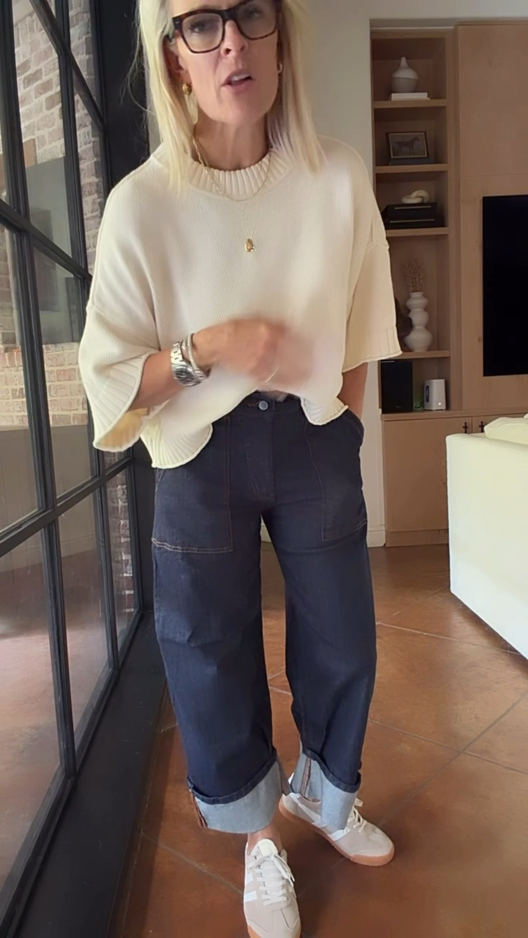 Size down one size in these 
I’m in 26 

Pilcro Kayden give a relax current vibe and I’m loving them

#LTKdayinmylife #LTKootd #LTKOver40