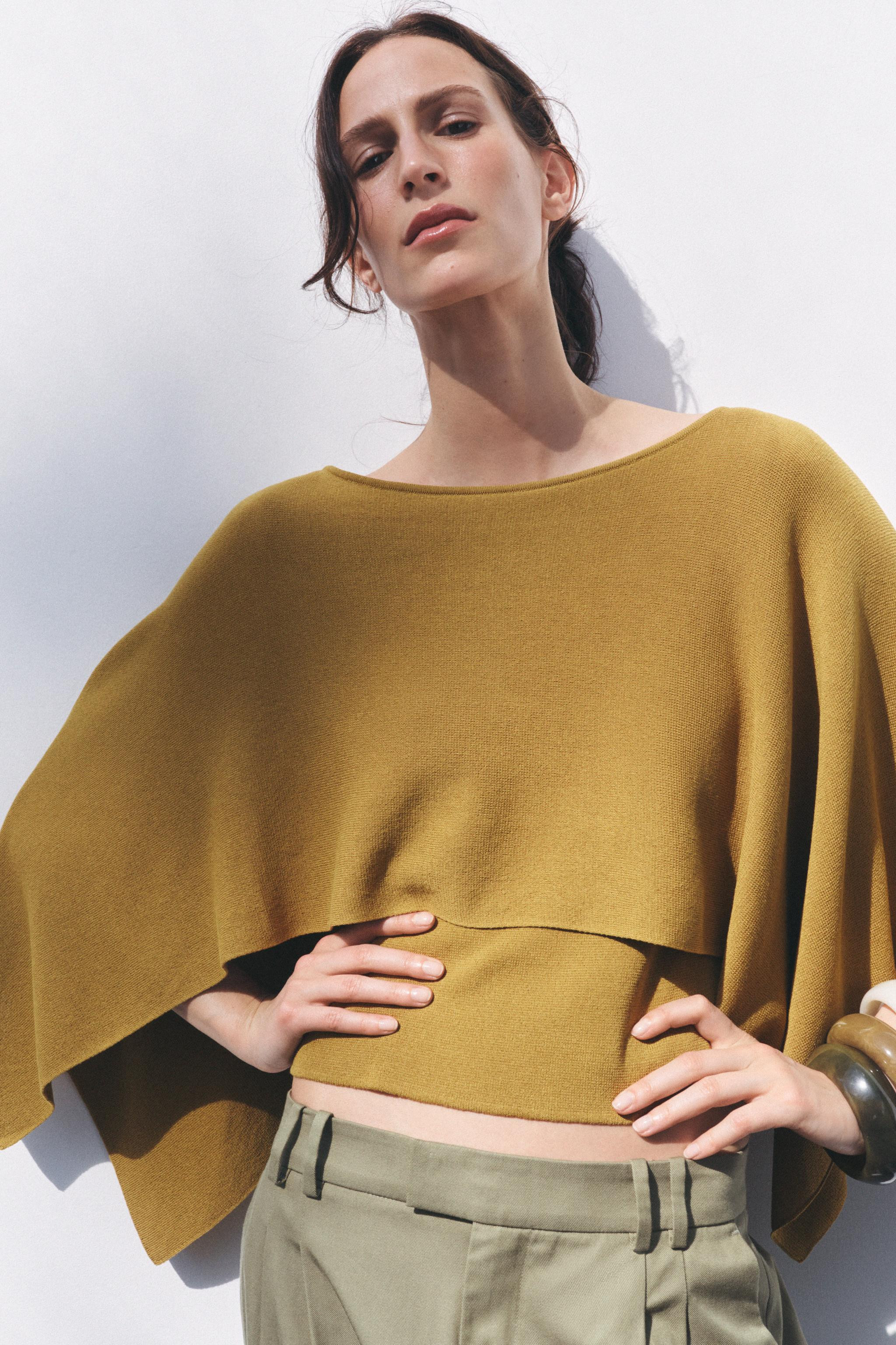 LAYERED KNIT TOP | Zara UK