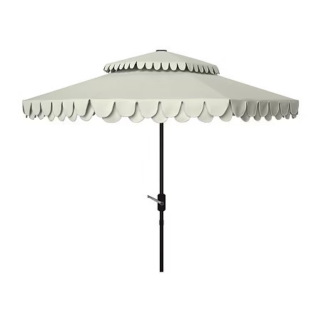 Safavieh Elegant Patio Collection Patio Umbrella, One Size, Beige | JCPenney