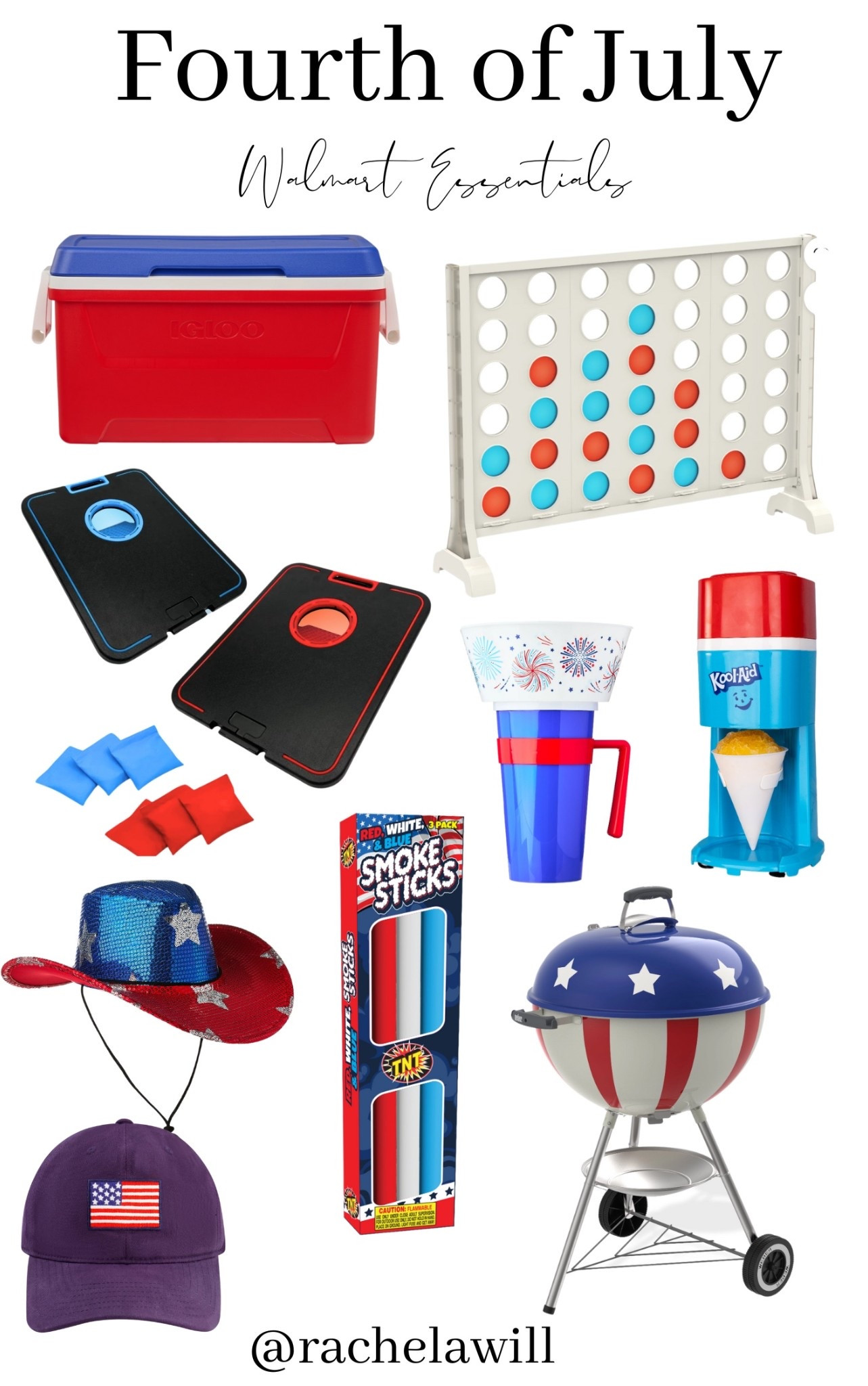 Fourth of July is SOON! 🇺🇸

Walmart has all of your last minute options available! Definitely snag some for all of your fun festivities 🎆✨

#FourthOfJuly #Patriotic #FourthOfJulyParty #Fireworks #FourthOfJulyFireworks #FourthOfJulyStyle #July #Summer #SummerParty #SummerPartyTips #FourthOfJulyNecessities #FourthOfJulyInspo #PatrioticParty #PatrioticInfo #PatrioticStyle #RedWhiteAndBlue #RedWhiteAndBlueParty #Barbecue #BBQParty