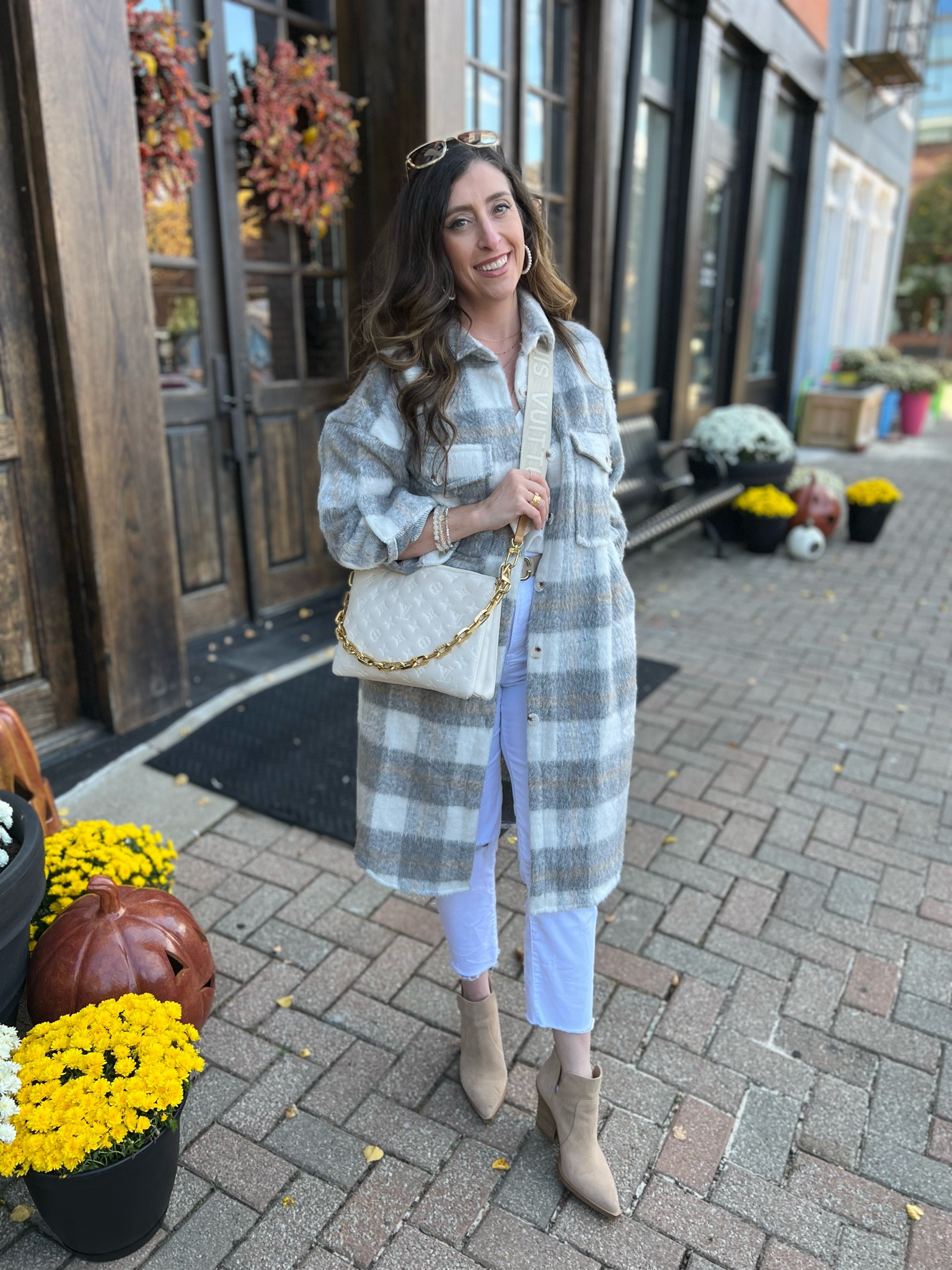 Amazon Fall Shacket, but make it neutral! If you are looking for the perfect long over-layer for fall, I have you covered! Available in several colors and sizes.  It’s incredibly warm, so no need for a coat! 



#amazonstyle #fallshacket #sweaterweather #neutralvibes #momfashion #amazonfashion 

#LTKsalealert #LTKunder100 #LTKstyletip