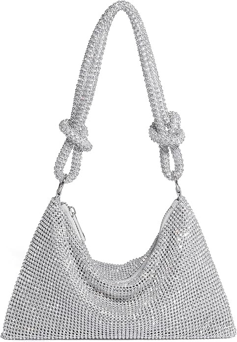 Rhinestone Purse for Women Evening Bag Glitter Sparkly Mini Handbags | Amazon (US)