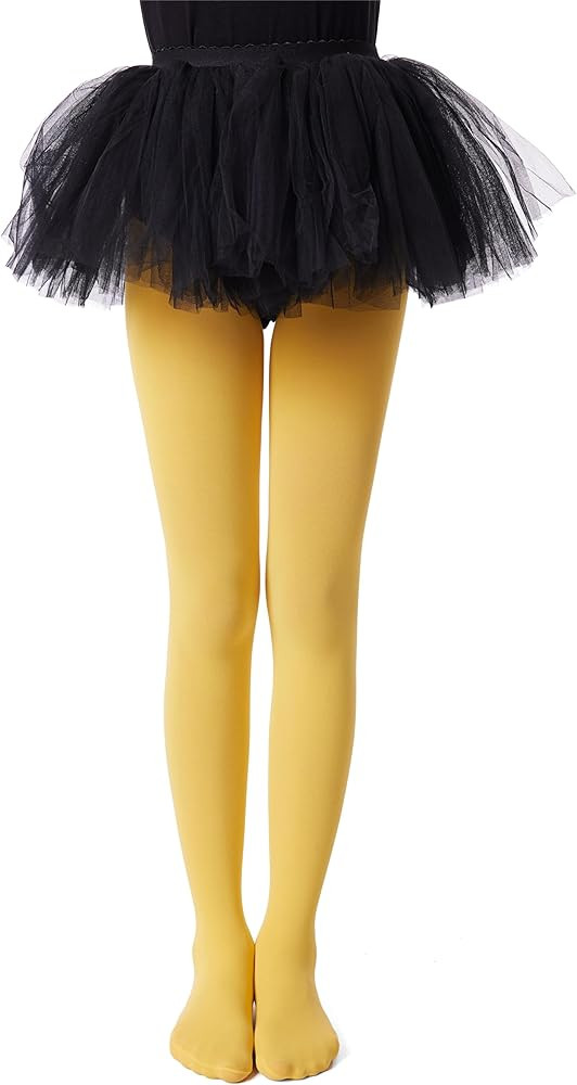 Frola Tights for Girls 40 Denier Semi Opaque Soft Pantyhose Ballet Dance Panty Footed Tights | Amazon (US)