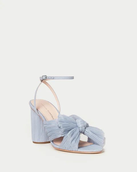 Camellia Bow Heel in Blue | Over The Moon