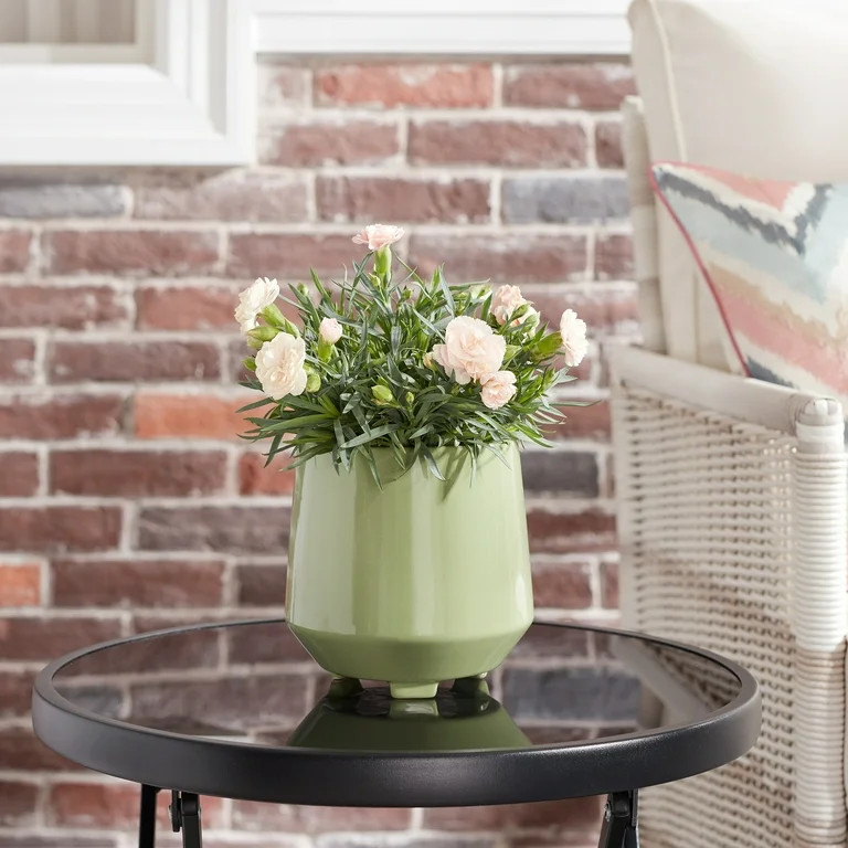 Better Homes and  Gardens Green  Keiran Planter | Walmart (US)