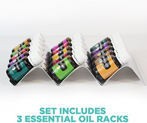 Simply Shelf Essential Oil Storage Organizers - 3pc Expandable Set - Essential Oil Holders for Drawe | Amazon (US)