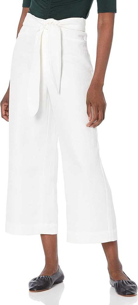 Vince Women's Tie Front Crop Wide Pant | Amazon (US)