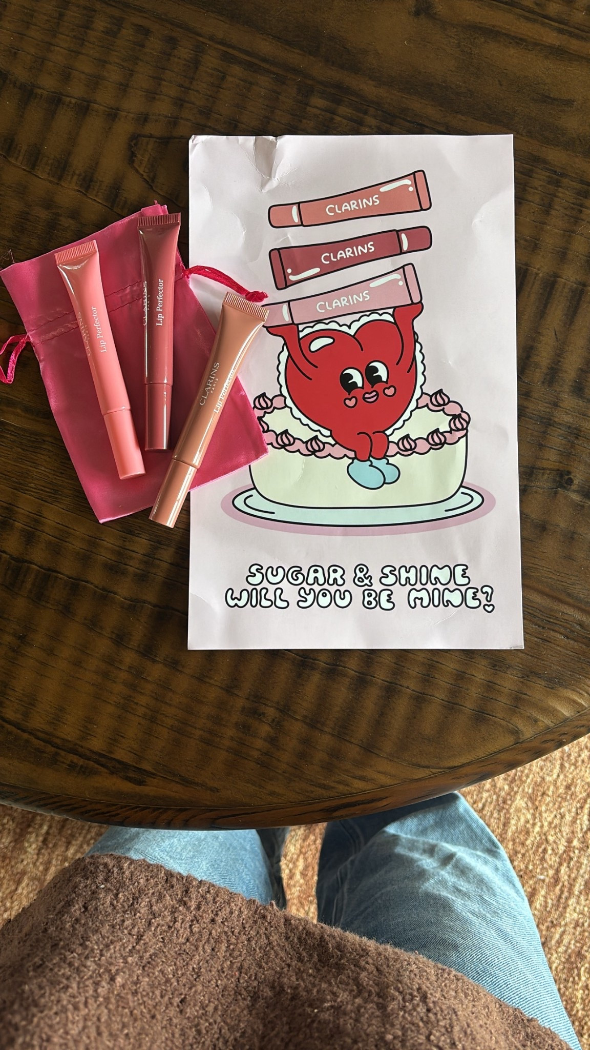 Clayton’s lip perfector - love!! Not sticky at all  