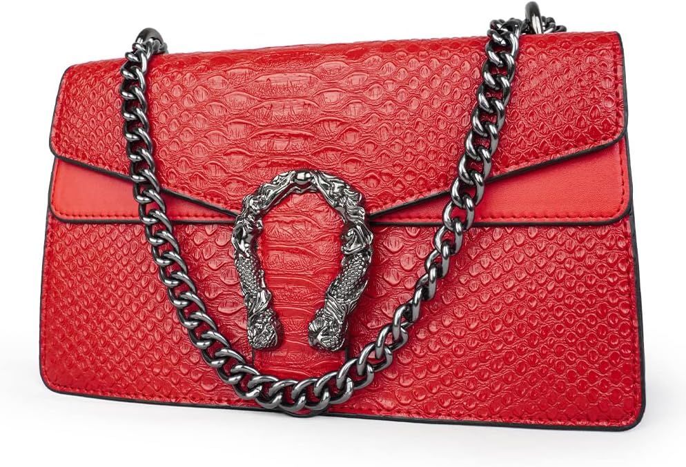 JBB Crossbody Shoulder Purse for Women - Fashion Purse with Bow Handbags PU Leather Satchel Bag | Amazon (US)