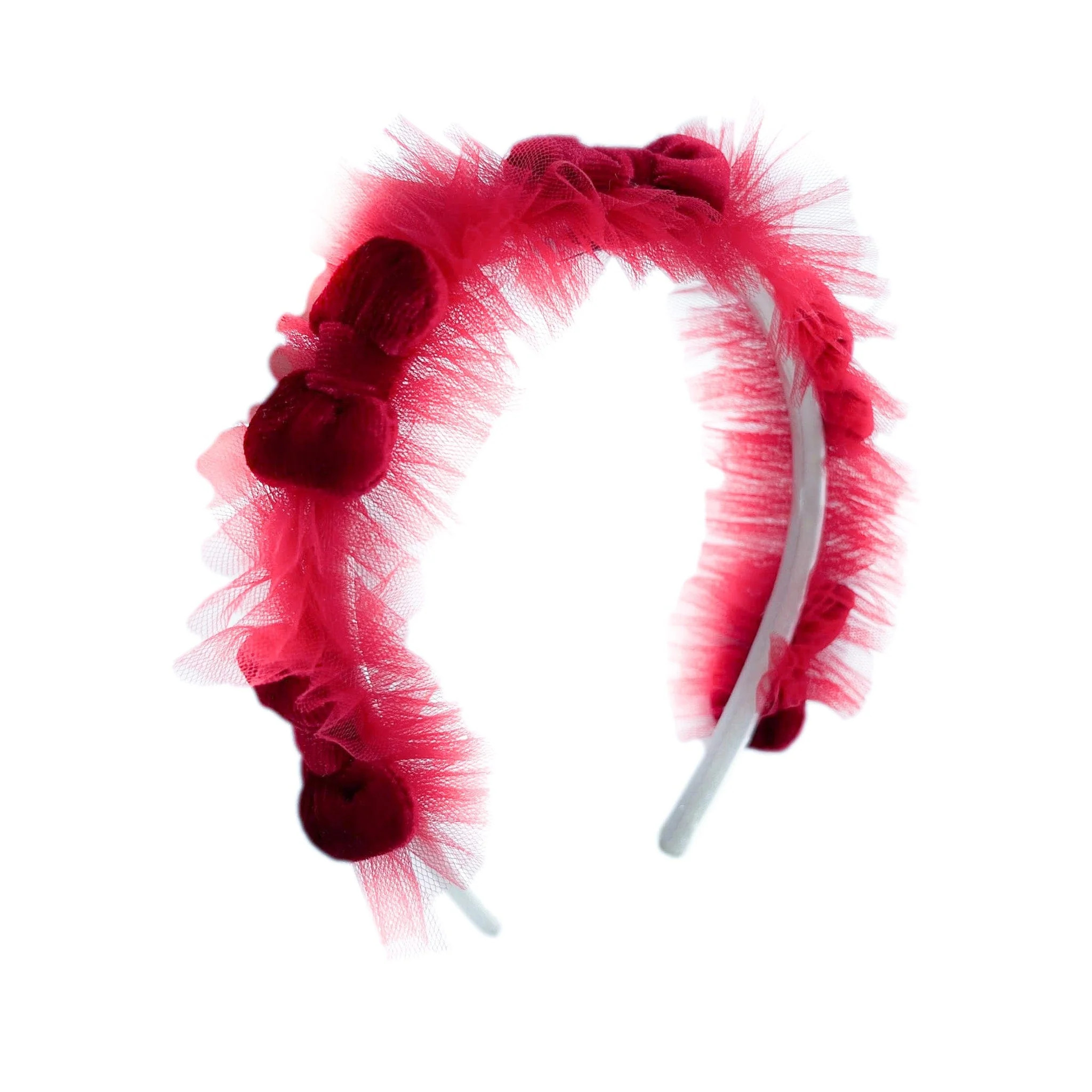 Holly Velvet Bow Headband | petite maison kids