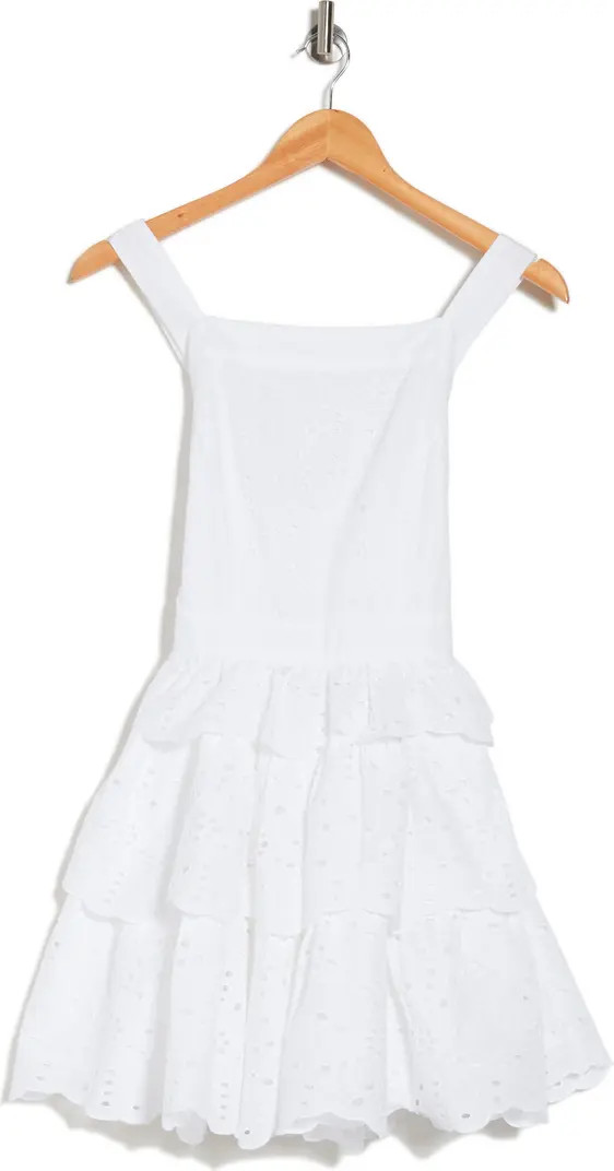 Rachel Parcell Tiered Cotton Eyelet Minidress | Nordstromrack | Nordstrom Rack