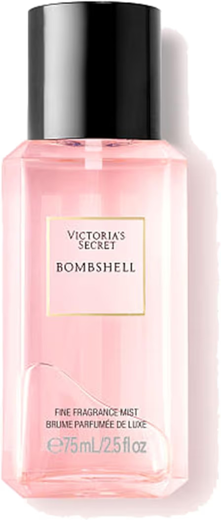 Victoria's Secret Bombshell Mini Fragrance Mist, Notes of Purple Passion Fruit, Shangri-La Peony & Vanilla Orchid, Travel Size Body Spray for Women (2.5 oz) | Amazon (US)