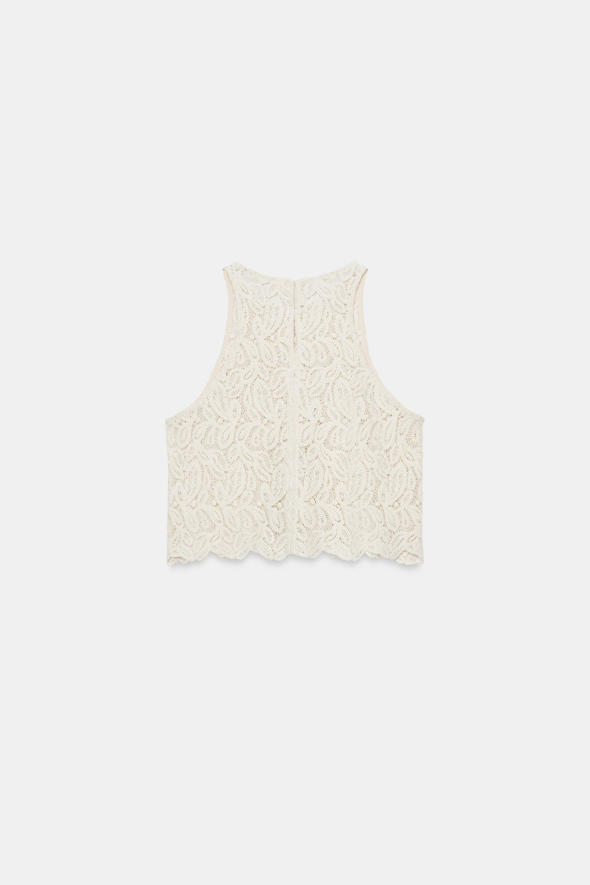 CROCHET CROP TOP | Zara US