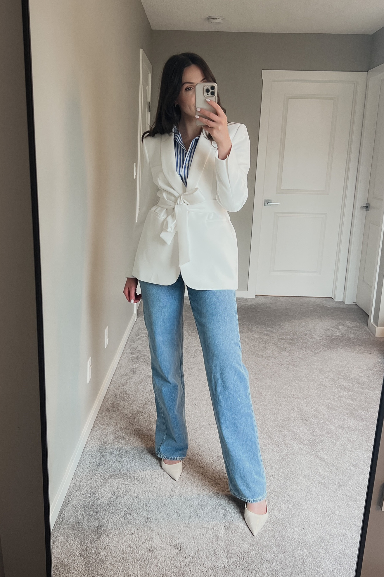 Office look 🤍☕️

#LTKworkwear