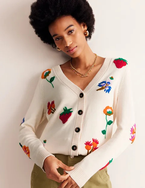 Chunky Motif Cardigan | Boden (US)