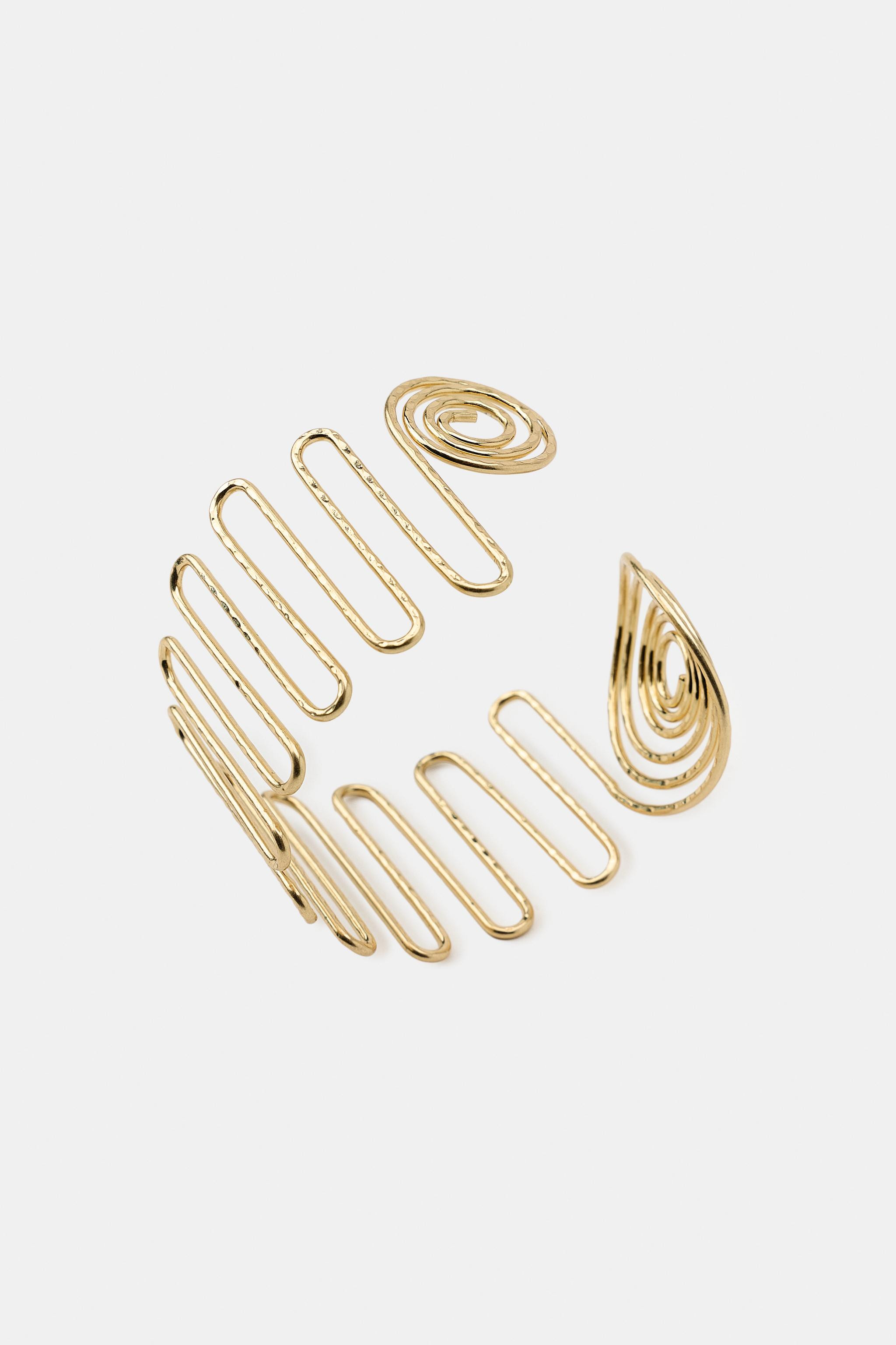 SPIRAL ARM CUFF BRACELET | Zara US