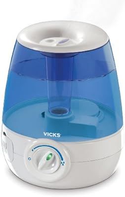 Vicks Filter-Free Ultrasonic Visible Cool Mist Humidifier for Medium rooms, 1.2 Gallon With Auto ... | Amazon (US)