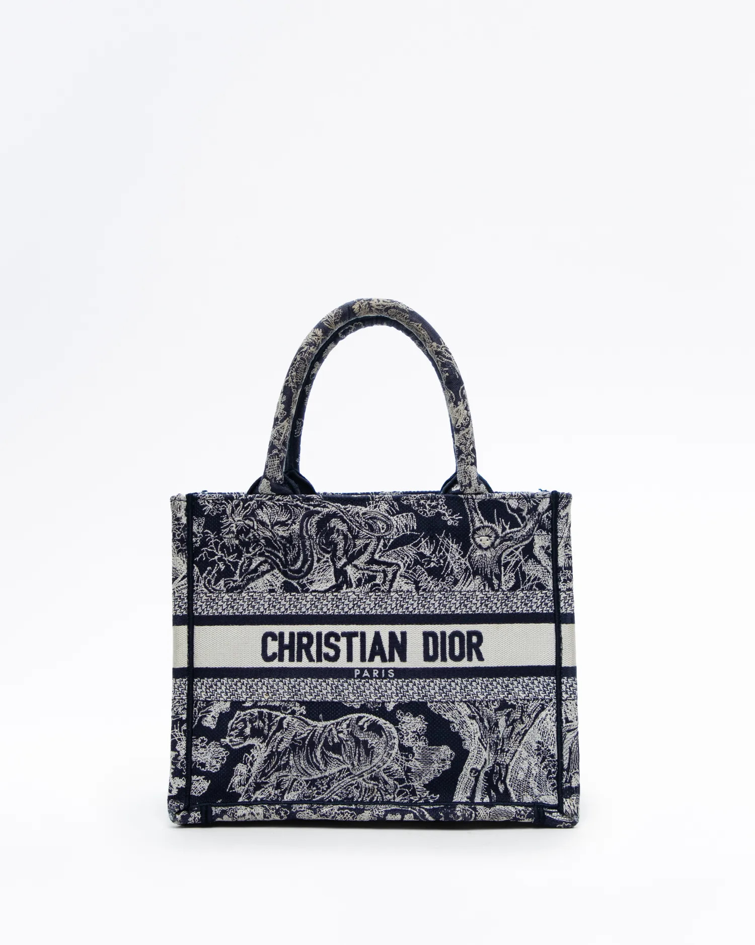 Toile de Jouy Small Book Tote | Vivrelle